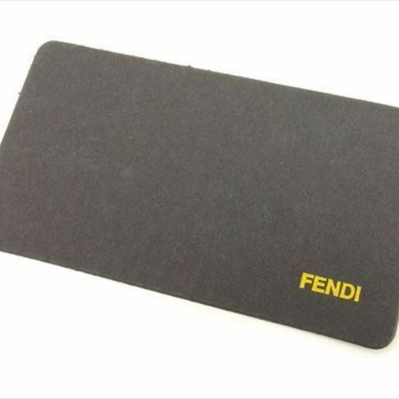 Fendi Wallet Purse Long Wallet leather Black Woman unisex Authentic Used - Picture 7 of 9